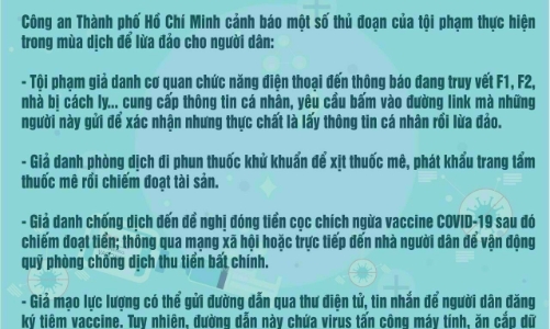 Cẩn thận trước email/SMS kèm link mã độc, đến tận nhà khử độc, tặng khẩu trang lừa đảo mùa Covid-19