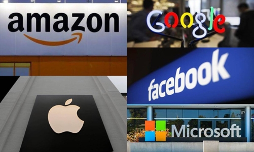 7 hãng công nghệ lớn nhất của Mỹ có tổng vốn hoá gần 10 tỷ USD