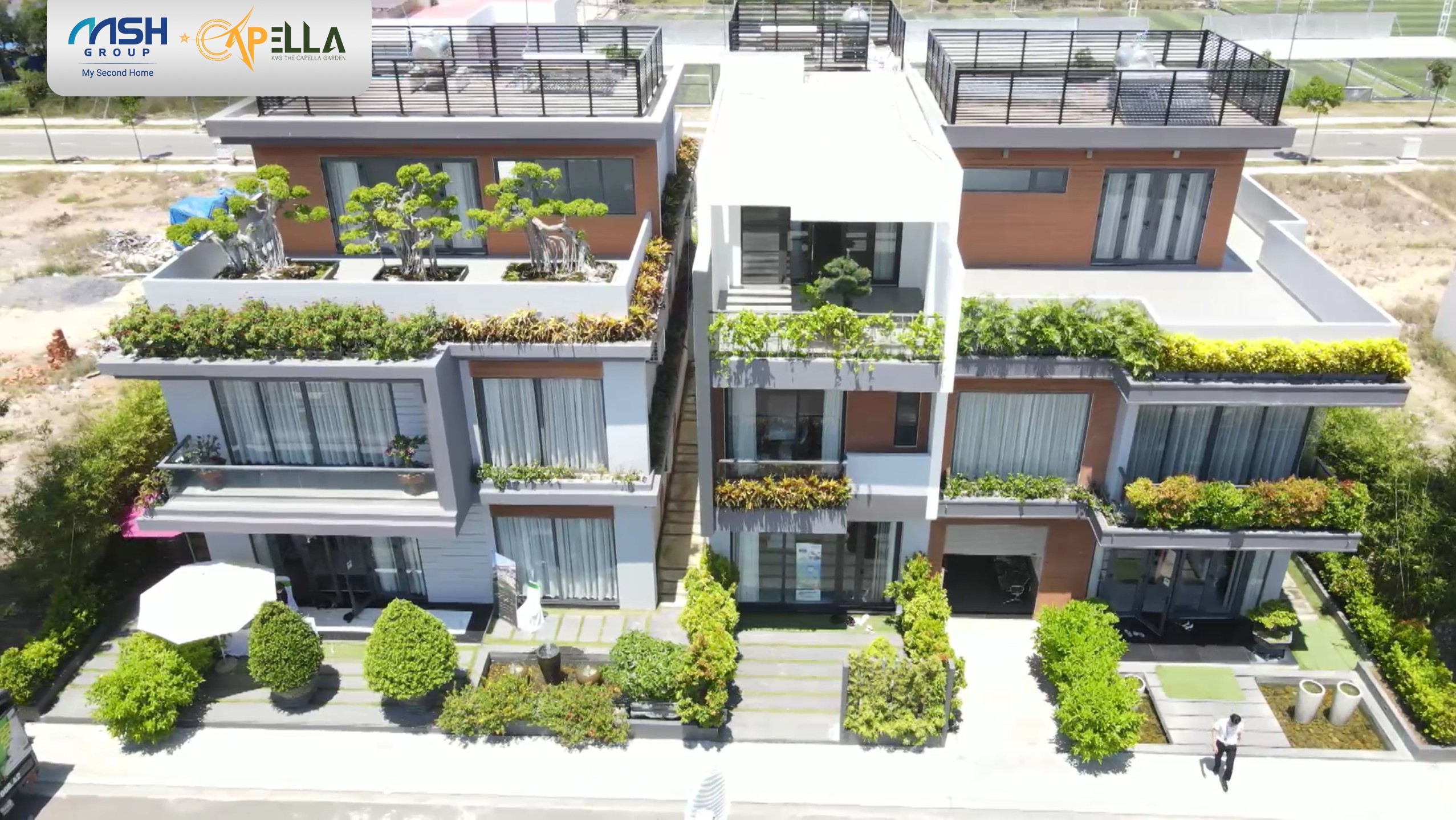 Nh&agrave; mẫu biệt thự, liền kề dự &aacute;n The Capella Garden. Ảnh: MSH Group.