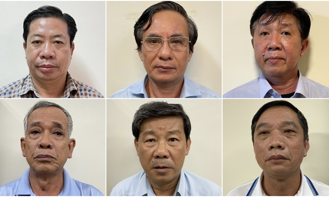 6 lãnh đạo, nguyên lãnh đạo tỉnh Bình Dương vừa bị khởi tố, bắt tạm giam - Ảnh: VGP