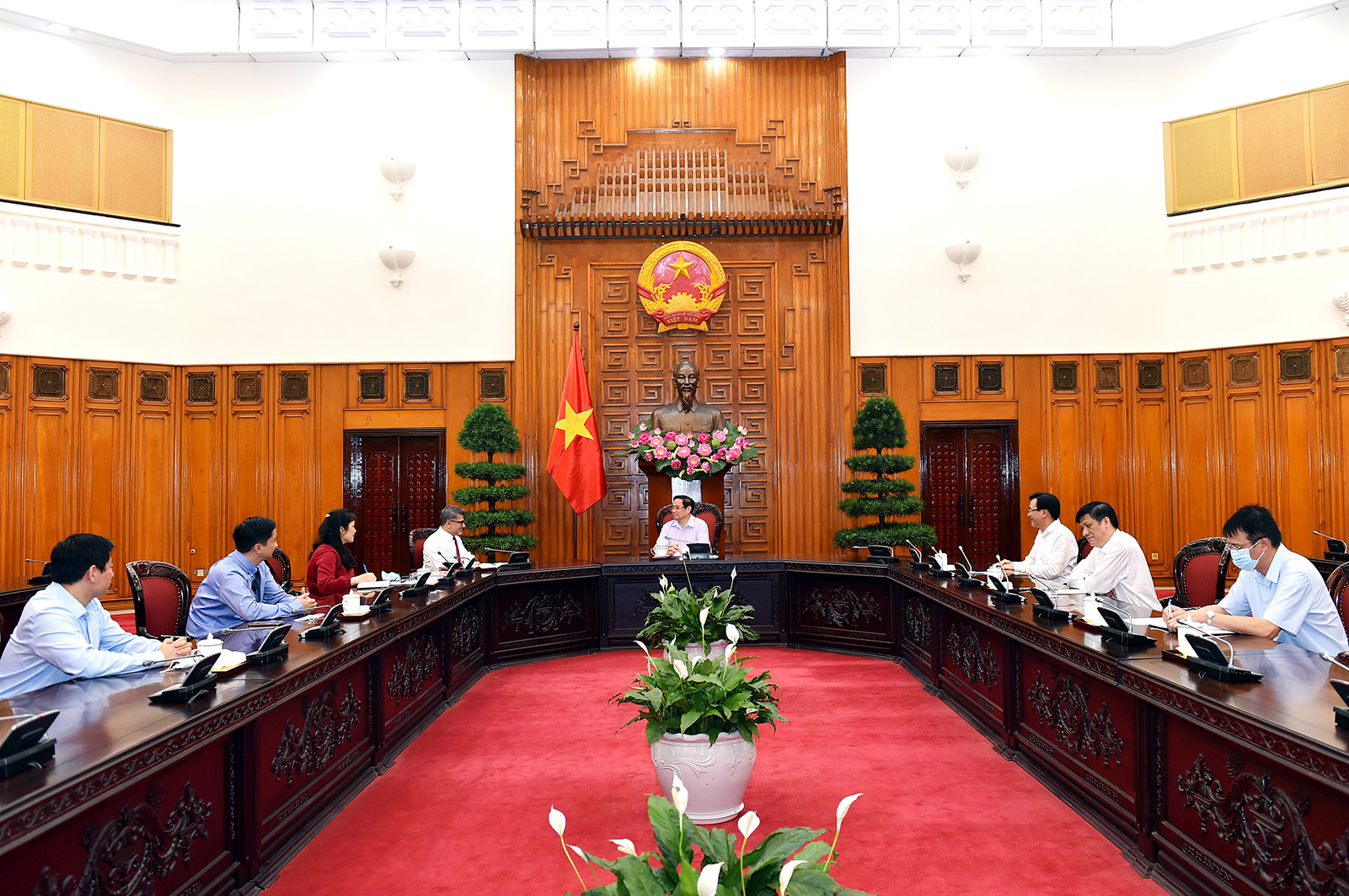 Toàn cảnh buổi làm việc - Ảnh: VGP