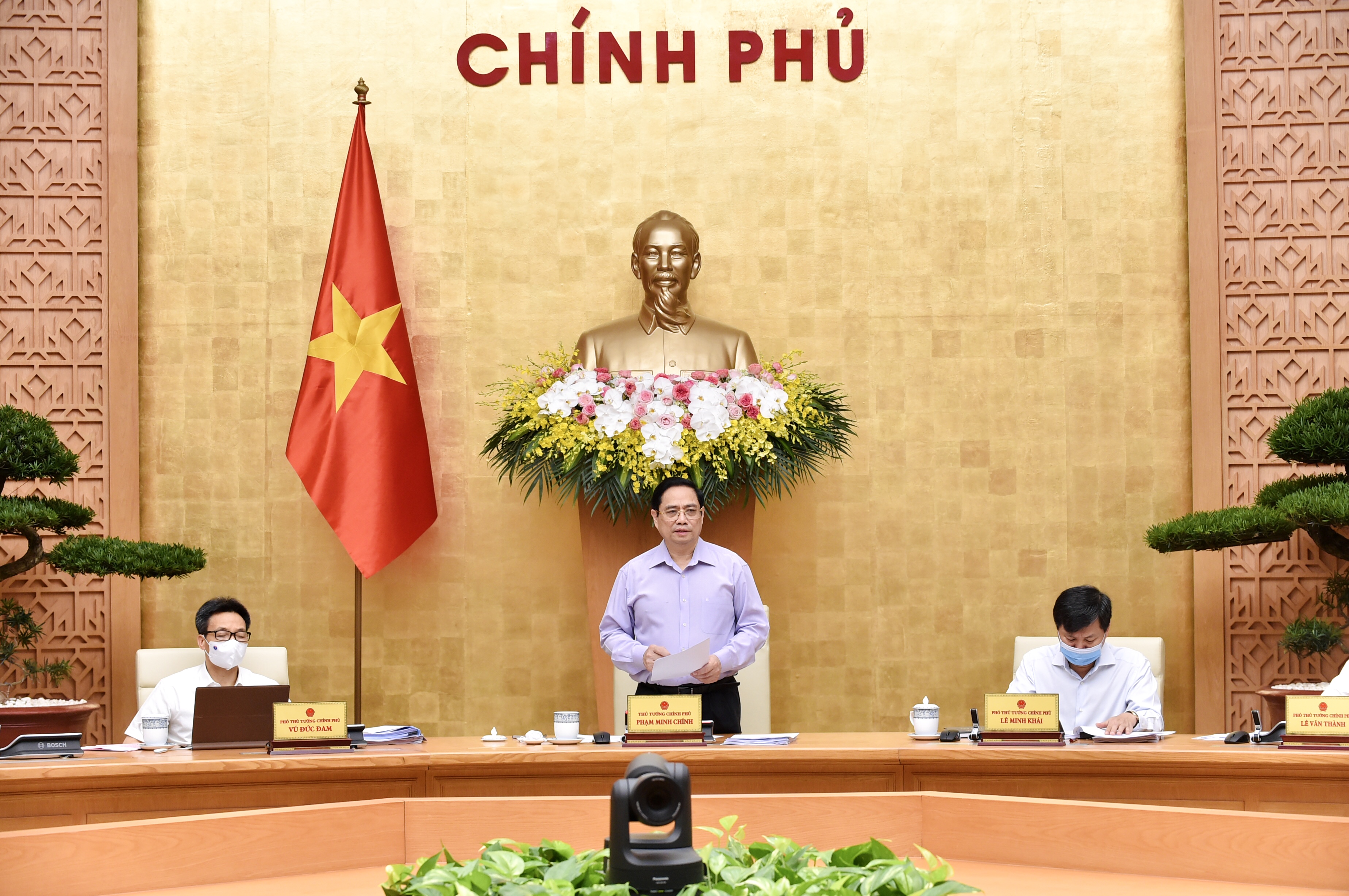 Thủ tướng Phạm Minh Chính tại cuộc họp - Ảnh: VGP