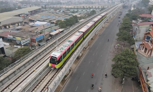 Chạy thử nghiệm đoàn tàu “hành trình xanh” Nhổn - ga Hà Nội từ sáng 1/7