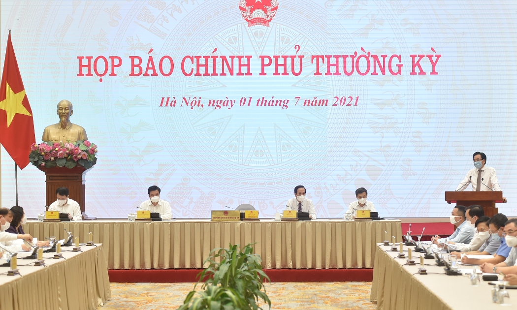 Họp báo Chính phủ thường kỳ tháng 6 - Ảnh: VGP.