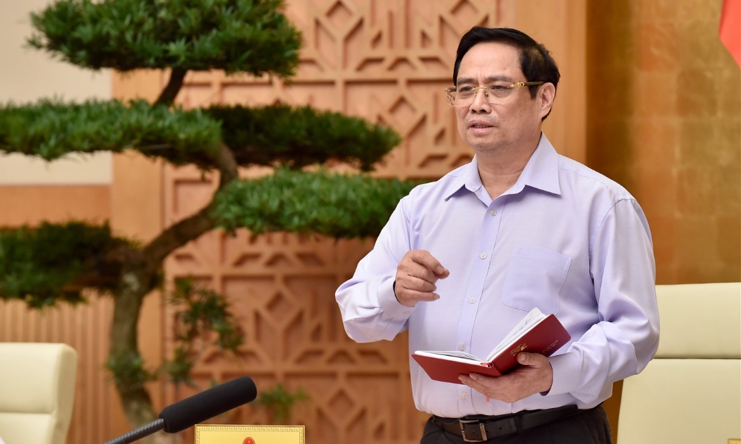 Thủ tướng Chính phủ Phạm Minh Chính tại hội nghị - Ảnh: VGP