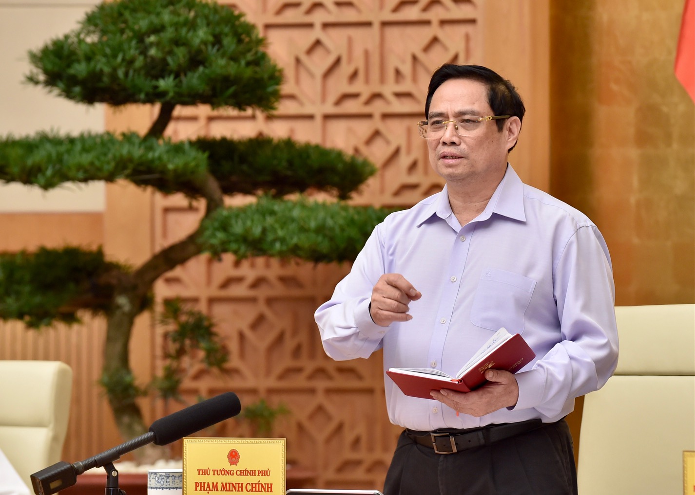 Thủ tướng Chính phủ Phạm Minh Chính tại hội nghị - Ảnh: VGP