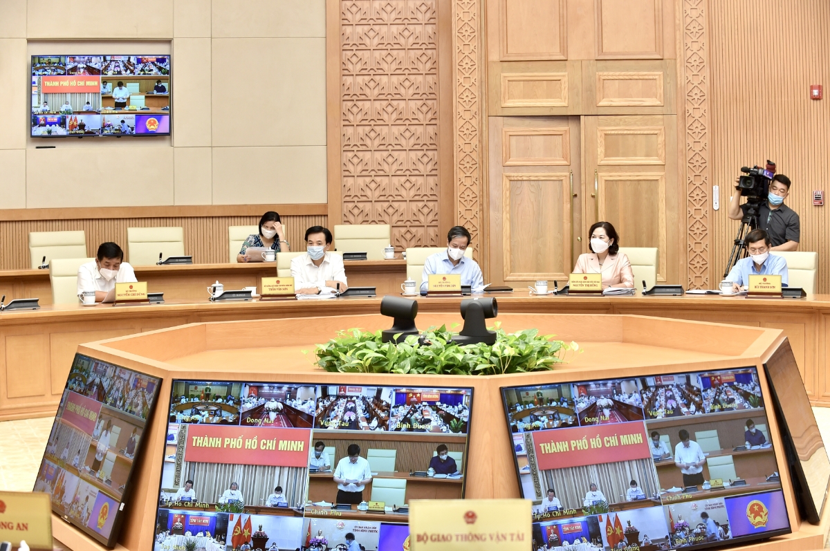 To&agrave;n cảnh cuộc họp - Ảnh: VGP