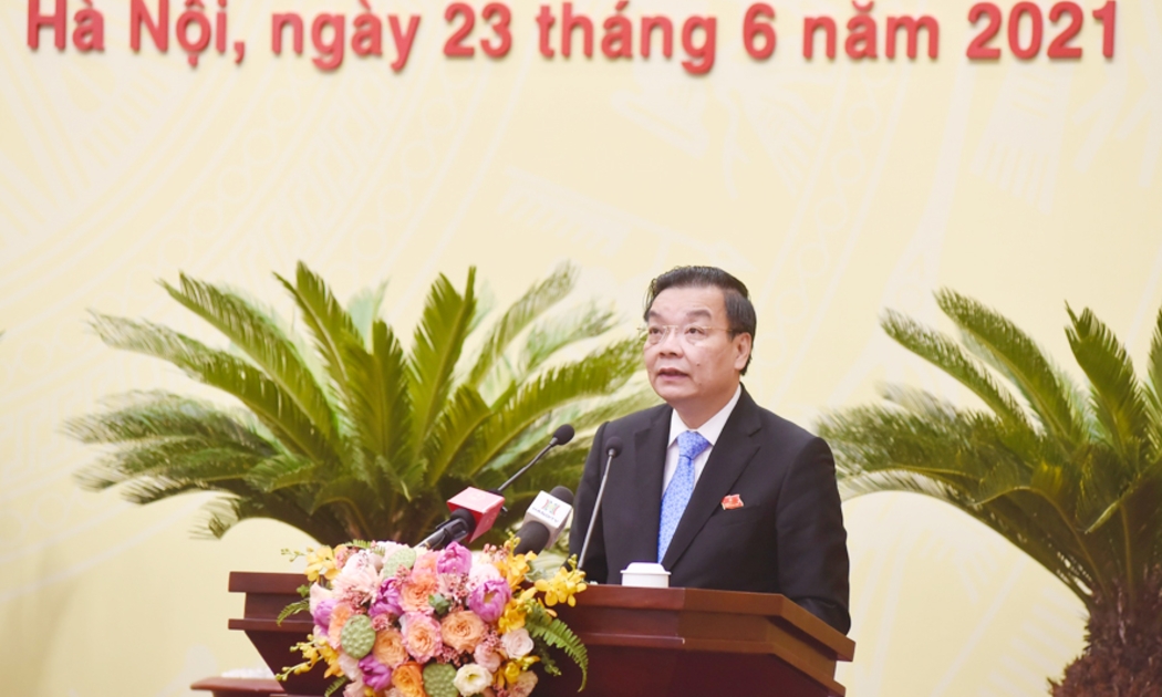 Chủ tịch UBND TP. Hà Nội Chu Ngọc Anh - Ảnh: HNM