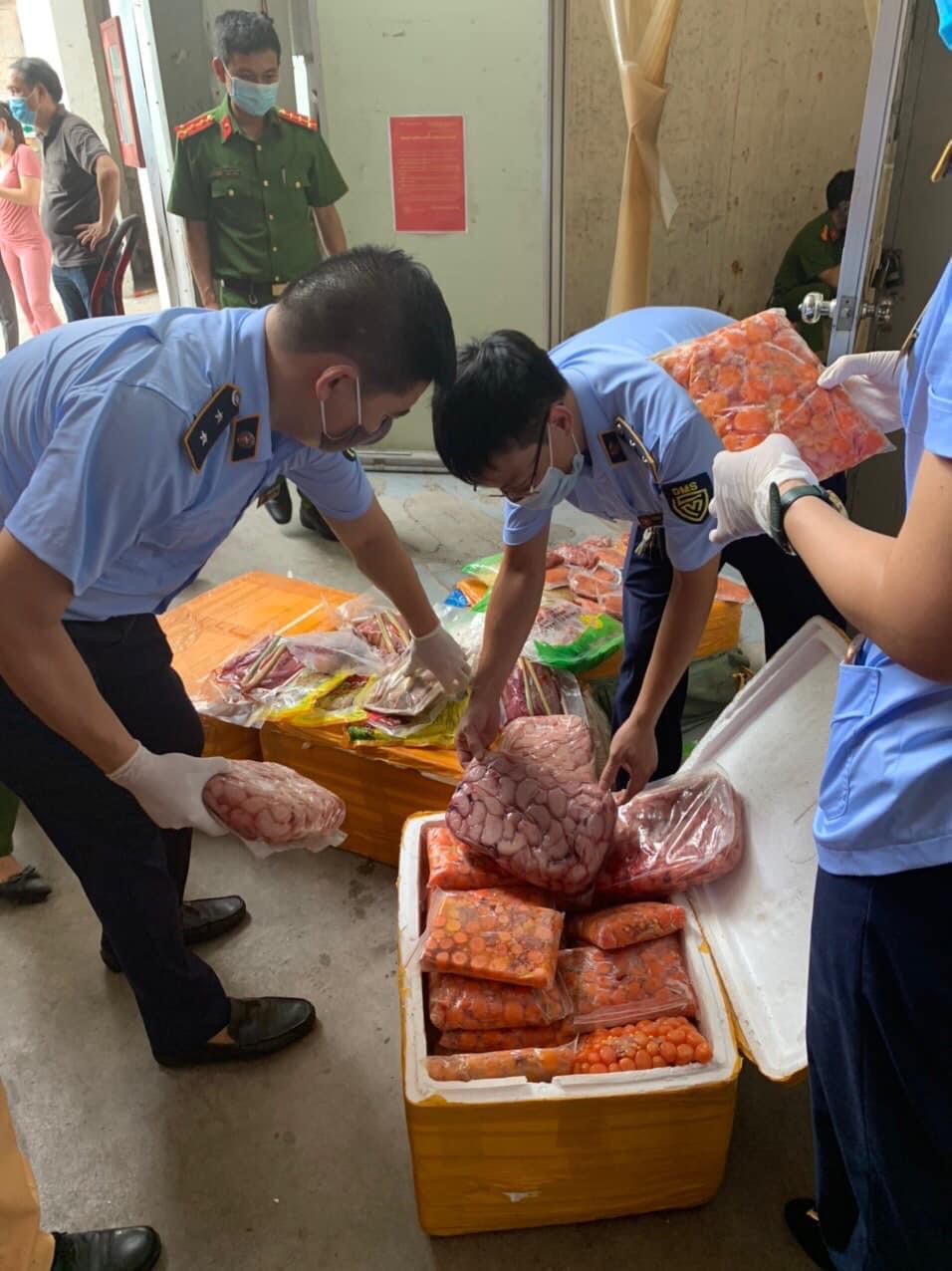 Sản phẩm được kiểm tra, thu giữ