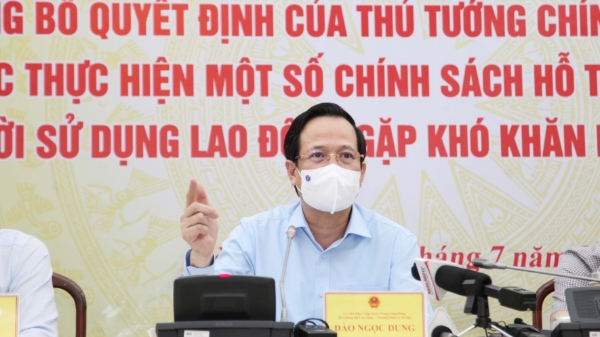Bộ trưởng Đào Ngọc Dung: Địa phương chậm triển khai gói hỗ trợ, xảy ra tiêu cực là có lỗi với dân