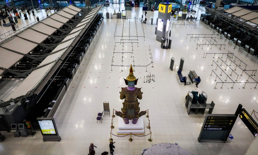 Một góc sân bay quốc tế Suvarnabhumi tại Bangkok, Thái Lan - Ảnh: Getty Images