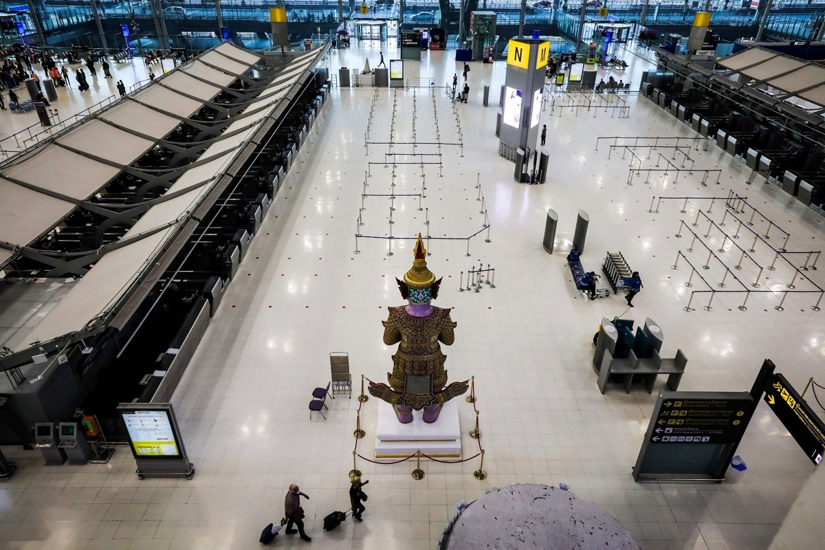 Một góc sân bay quốc tế Suvarnabhumi tại Bangkok, Thái Lan - Ảnh: Getty Images