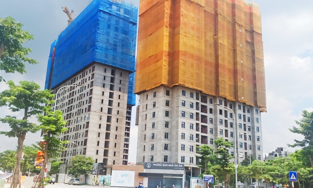 Tiến độ dự án Hanhomes Blue Star đến tháng 7/2021.