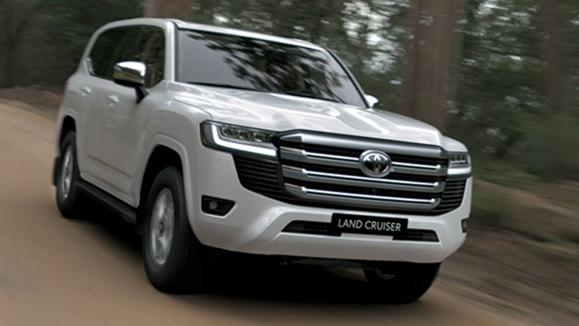 Ngoại thất bệ vệ và uy lực của Land Cruiser 2021.