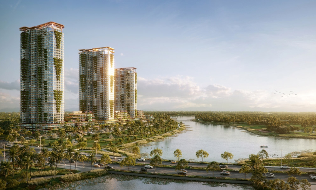 Phối cảnh siêu dự án Ecopark Swanlake Residences do Coteccons.