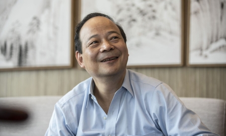 Ông Zeng Yuqun, người sáng lập hãng pin xe điện CATL - Ảnh: Bloomberg