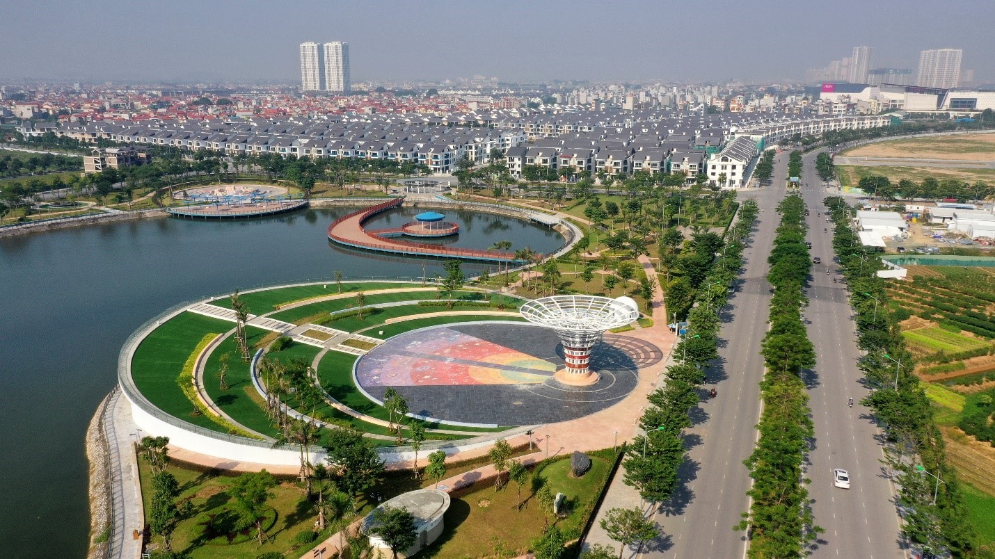 Một góc tại khu đô thị Dương Nội.