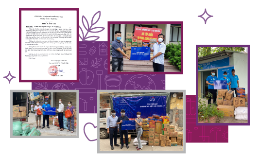 Tại cả Hà Nội và Tp.HCM, các nhân viên Citi đã tham gia những hoạt động để tạo ra tác động tích cực cho cộng đồng.
