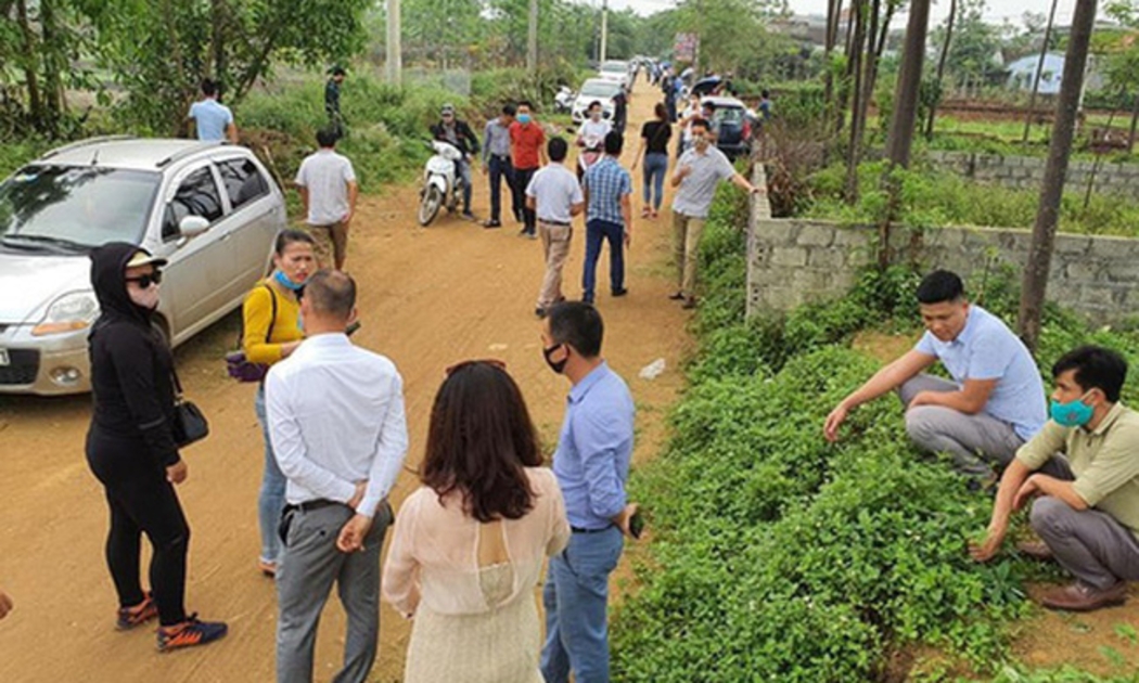 Từ đầu năm 2021, hiện tượng “sốt đất ảo” ở nhiều địa phương.