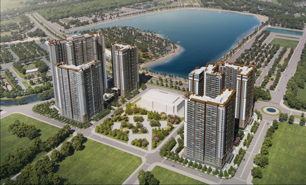 Phối cảnh khu căn hộ cao cấp chuẩn quốc tế Masteri Waterfront.