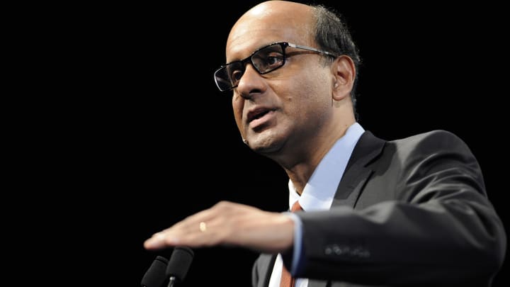 Bộ trưởng cấp cao của Singapore, ông Tharman Shanmugaratnam.