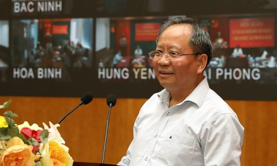 Thứ trưởng Bộ Tài chính Đỗ Hoàng Anh Tuấn phát biểu chỉ đạo hội nghị.