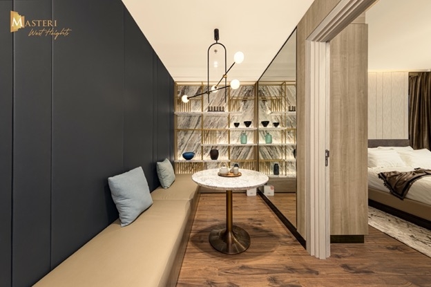 Cảm nhận cuộc sống duy mỹ thực thụ tại Masteri West Heights, nơi mọi chi tiết đều mang vẻ đẹp tinh tế, h&agrave;i h&ograve;a đầy l&ocirc;i cuốn của một kh&ocirc;ng gian sống chuẩn quốc tế.