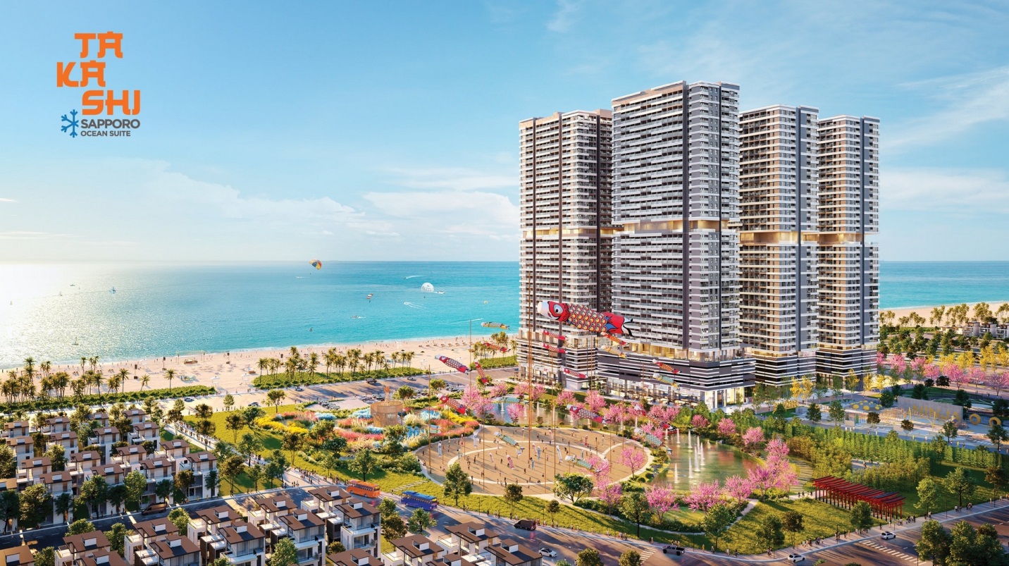 Khu đô thị biển Takashi Ocean Suite Kỳ Co. Một dự án do Tập đoàn Danh Khôi phát triển.