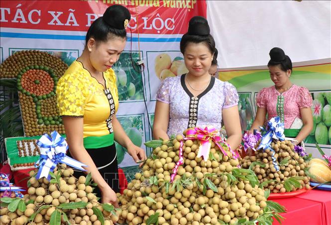 Ban tổ chức dành thời gian để UBND tỉnh Sơn La giới thiệu các sản phẩm nhãn Sông Mã, Sơn La.
