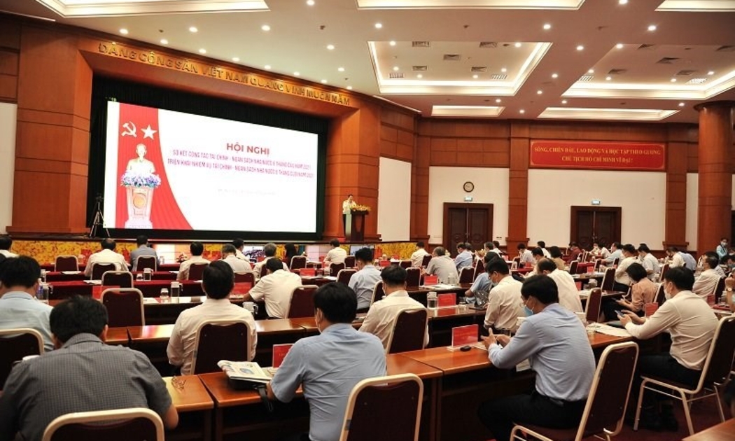 Hội nghị “Sơ kết công tác tài chính – ngân sách nhà nước 6 tháng đầu năm, triển khai nhiệm vụ tài chính – NSNN 6 tháng cuối năm 2021 của ngành Tài chính”.