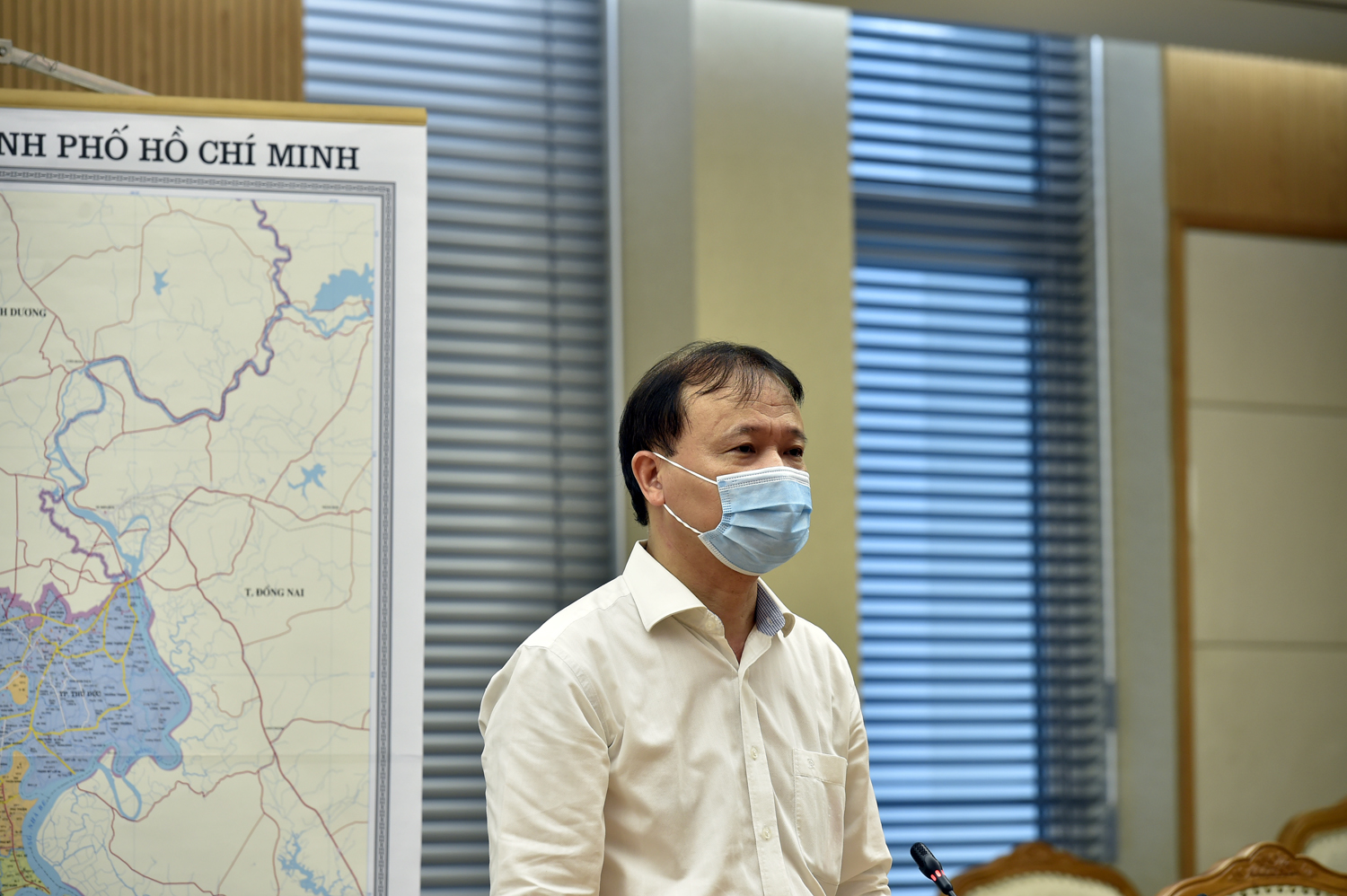 Thứ trưởng Bộ C&ocirc;ng Thương Đỗ Thắng Hải tại cuộc họp - Ảnh: VGP