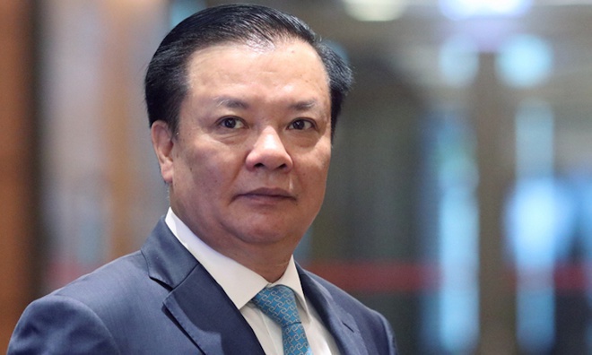 Bí thư Thành ủy Hà Nội Đinh Tiến Dũng.