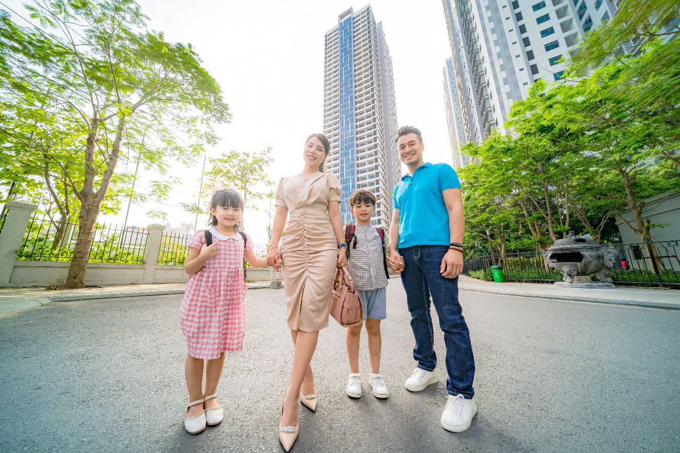 Lối sống mở, h&agrave;i h&ograve;a c&ugrave;ng thi&ecirc;n nhi&ecirc;n trong c&aacute;c căn hộ Diamond Goldmark City.