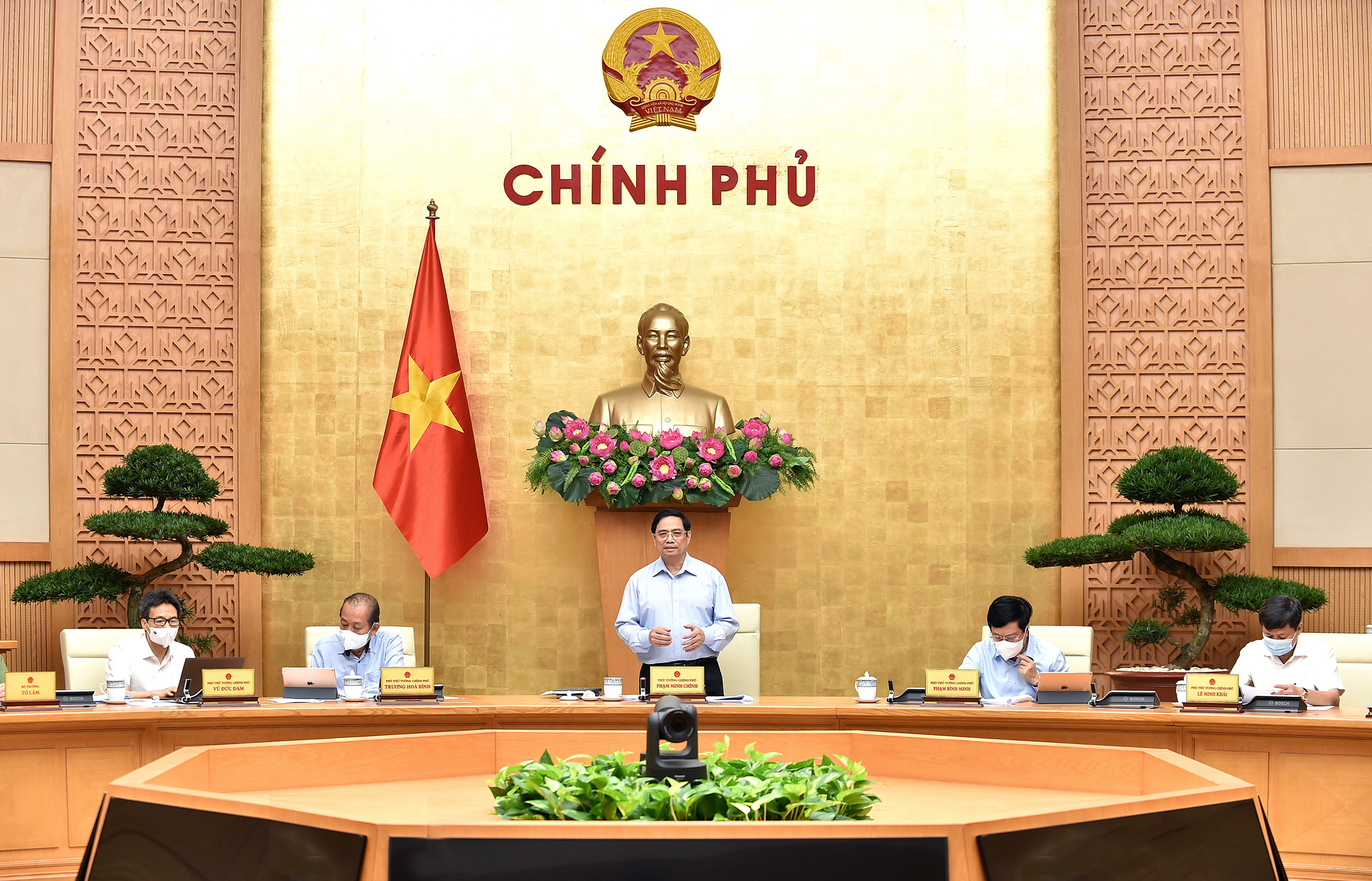 Thủ tướng phát biểu tại cuộc họp - Ảnh: VGP