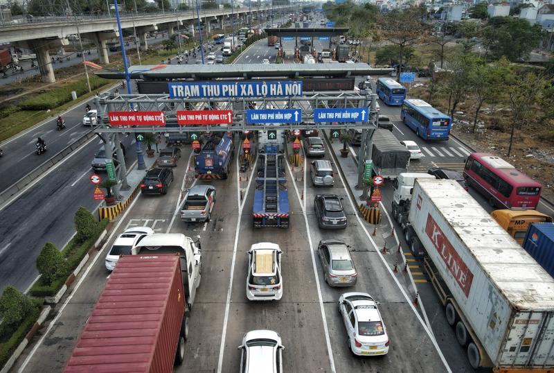 Trạm thu phí Xa lộ Hà Nội mới thu phí từ đầu tháng 4.