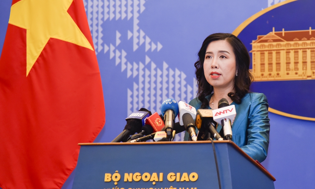 Người phát ngôn Bộ Ngoại giao Lê Thị Thu Hằng - Ảnh: Bộ Ngoại giao
