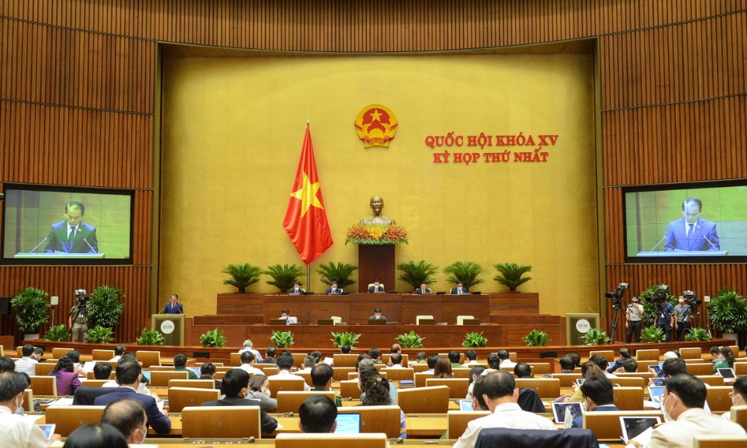 Toàn cảnh phiên họp chiều 21/7 - Ảnh: Quochoi.vn