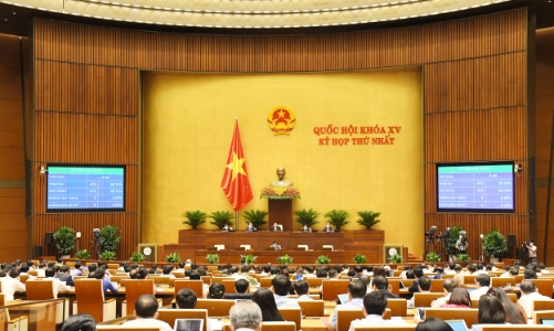 Thông qua Nghị quyết bầu lãnh đạo các cơ quan của Quốc hội và Tổng kiểm toán Nhà nước