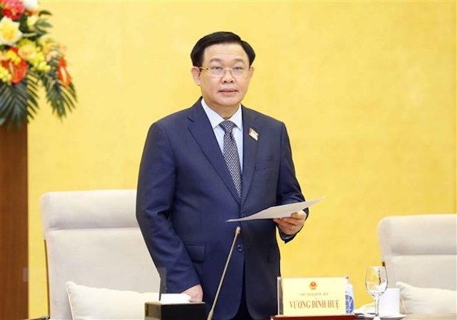 Chủ tịch Quốc hội Vương Đình Huệ - Ảnh: TTXVN