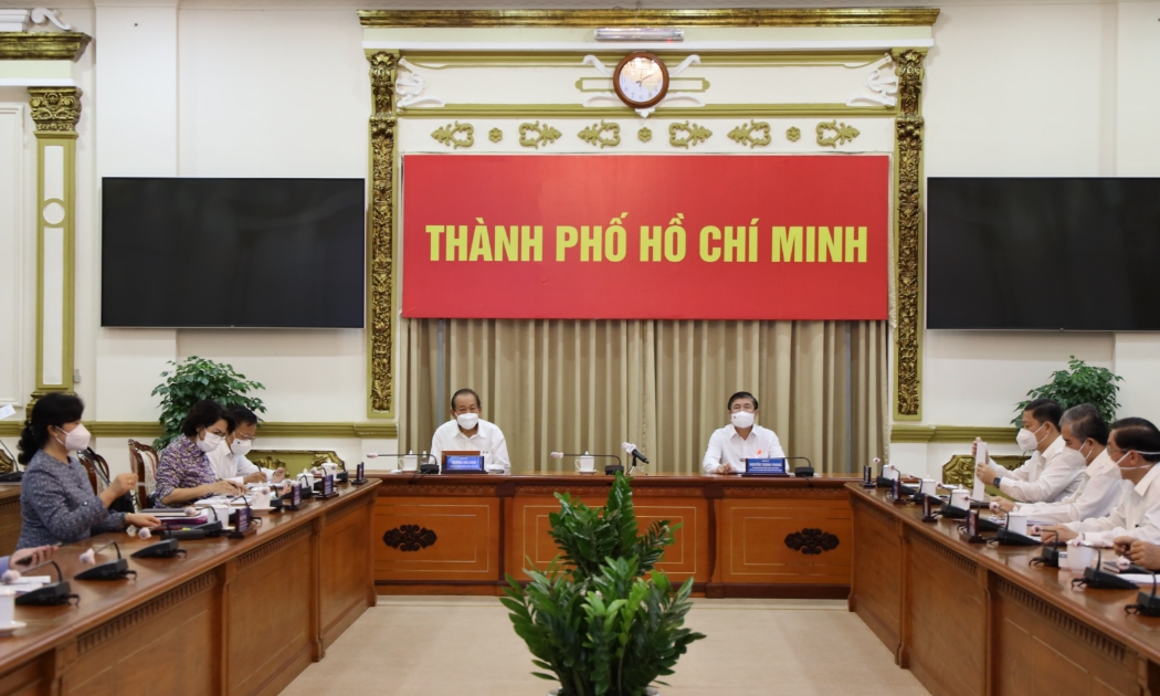 Toàn cảnh hội nghị tại điểm cầu TPHCM