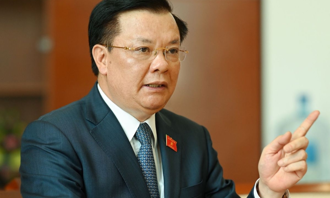 Bí thư Thành ủy Hà Nội Đinh Tiến Dũng.