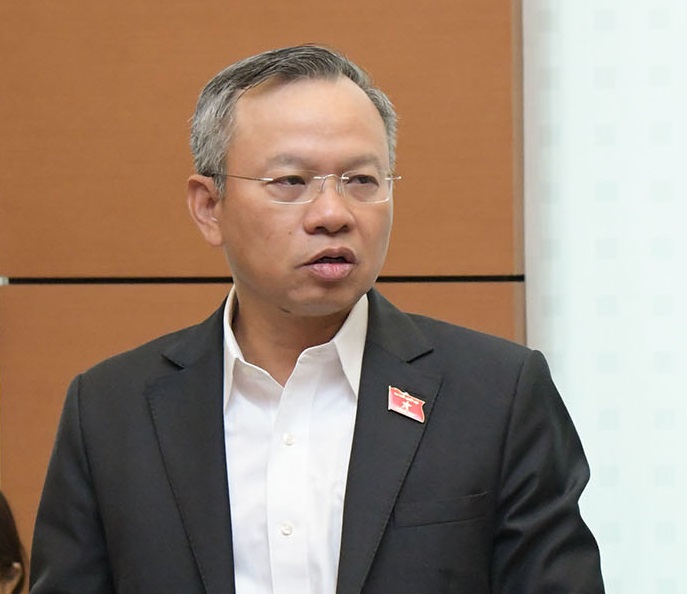 Đại biểu Nguyễn Mạnh Tiến, Đoàn Tây Ninh, Phó Chủ nhiệm Ủy ban Đối ngoại của Quốc hội.