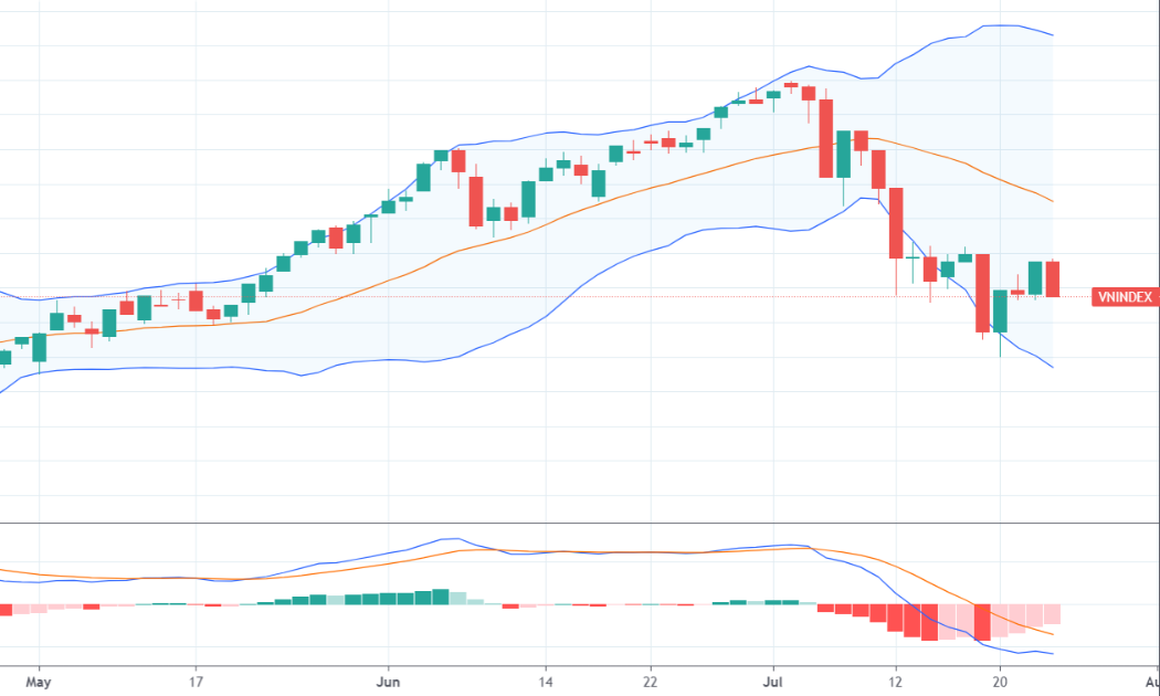 Diễn biến chỉ số VN-Index.