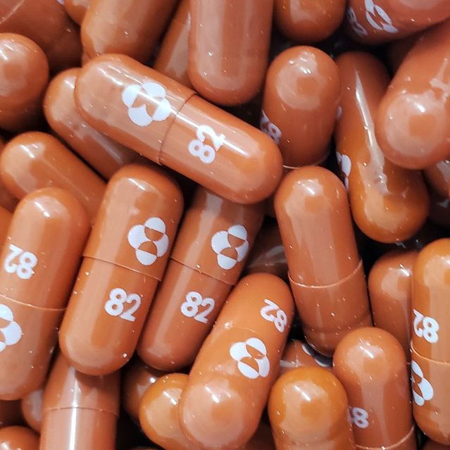 Thuốc đặc trị Covid-19 có tên Molnupiravir của Merck - Ảnh: Merck/WSJ.