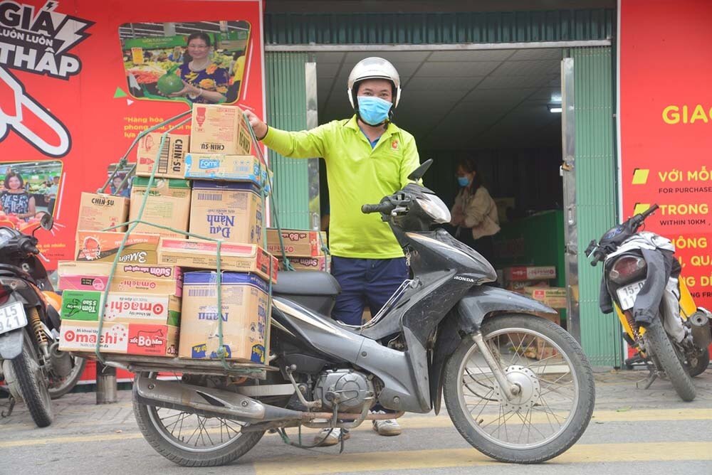 Sở Công Thương tổng hợp danh sách nhân viên giao hàng bằng xe mô tô hai bánh cho các siêu thị trên địa bàn Thành phố