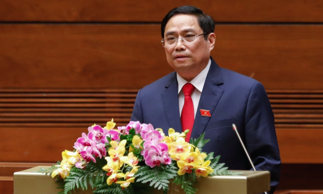 Ông Phạm Minh Chính  được bầu làm Thủ tướng Chính phủ nhiệm kỳ 2016-2021 vào tháng 4/2021 - Ảnh: VGP/Nhật Bắc