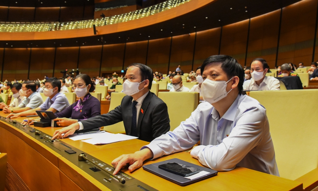 Quốc hội thông qua một loạt Nghị quyết trong ngày làm việc cuối cùng của Kỳ họp thứ nhất, Quốc hội khóa XV - Ảnh: Quochoi.vn