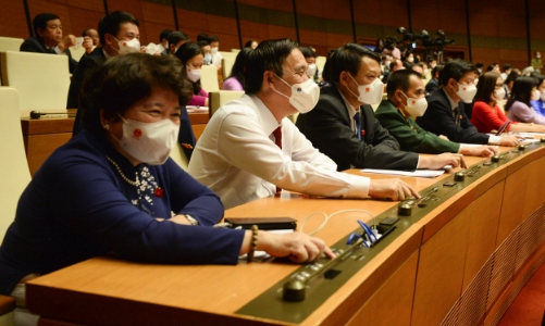 Quốc hội phê chuẩn 4 Phó Thủ tướng, 22 Bộ trưởng, trưởng ngành nhiệm kỳ 2021-2026