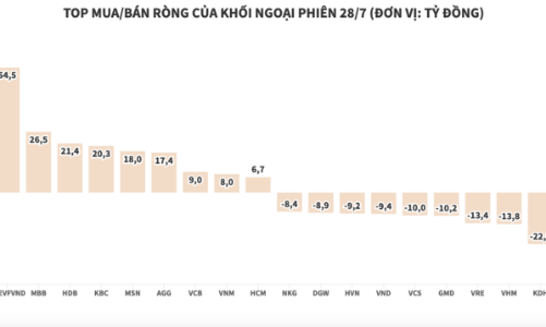 Thanh khoản èo uột, khối ngoại mua ròng nhẹ 51 tỷ đồng