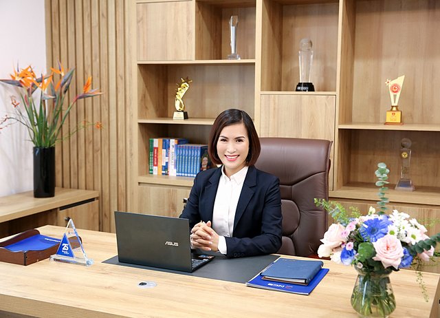 Ảnh bà Bùi Thị Thanh Hương – Tân Chủ Tịch Hội đồng quản trị Ngân hàng NCB